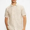 Ted Baker White Ginton Short Sleeve Diamond Geo Print Shirt -TED BAKER Sales Store unnamed file 1599
