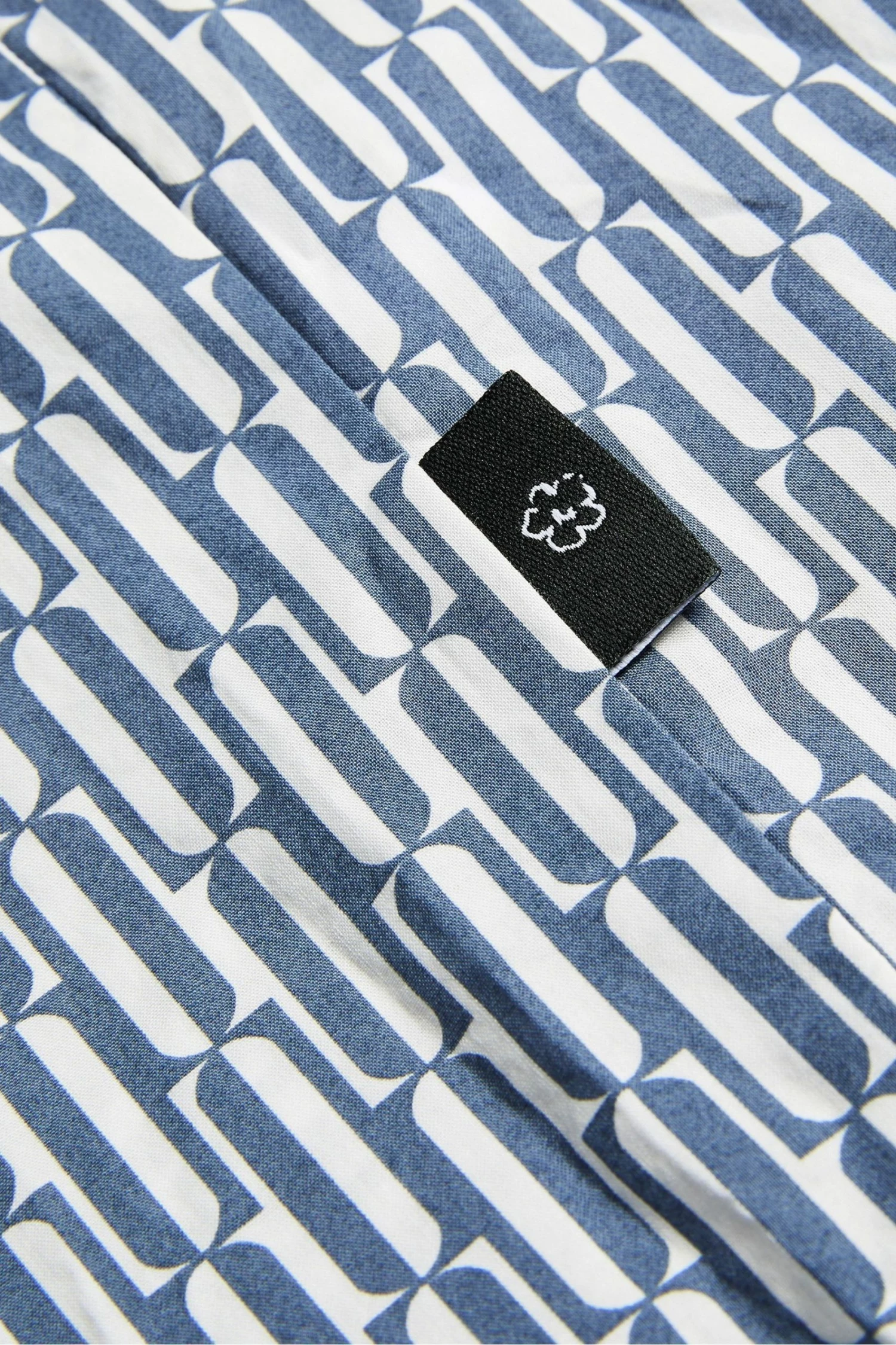 Ted Baker Blue Ruskin Long Sleeve Retro Print Shirt 7 Ted Baker Blue Ruskin Long Sleeve Retro Print Shirt - Image 5