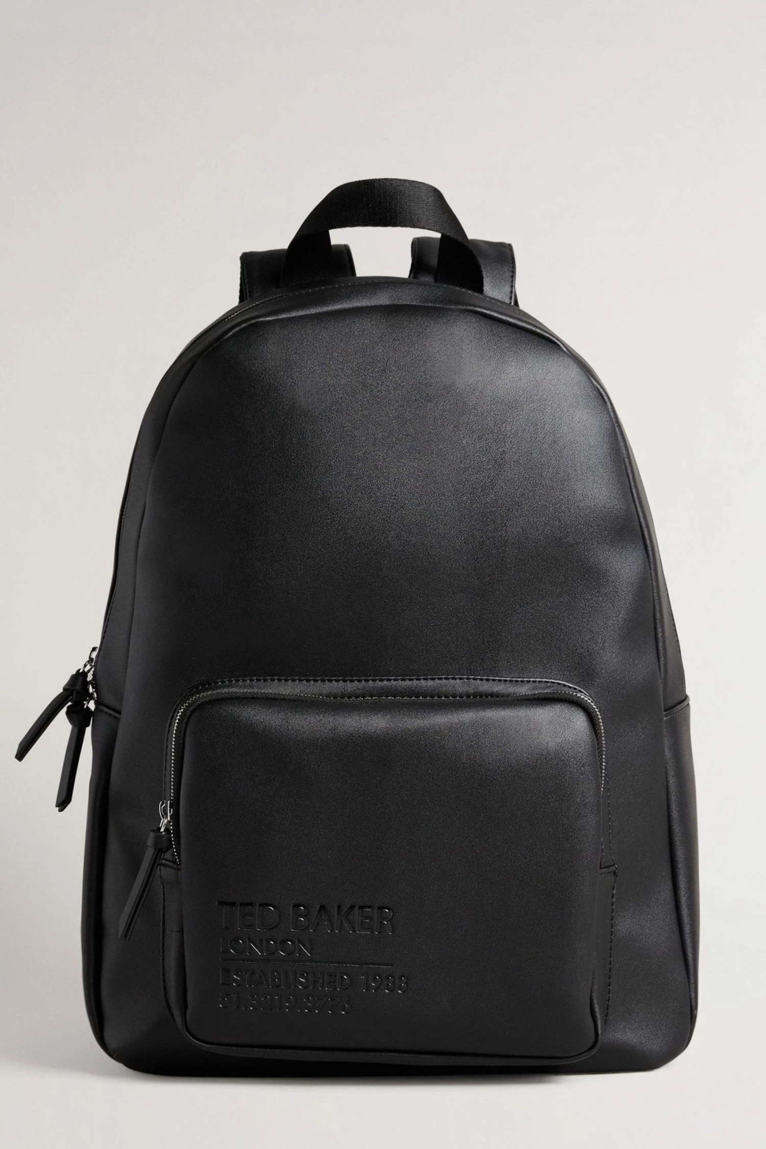 Ted Baker Phileap Black Recycled PU Backpack 3 Ted Baker Phileap Black Recycled PU Backpack