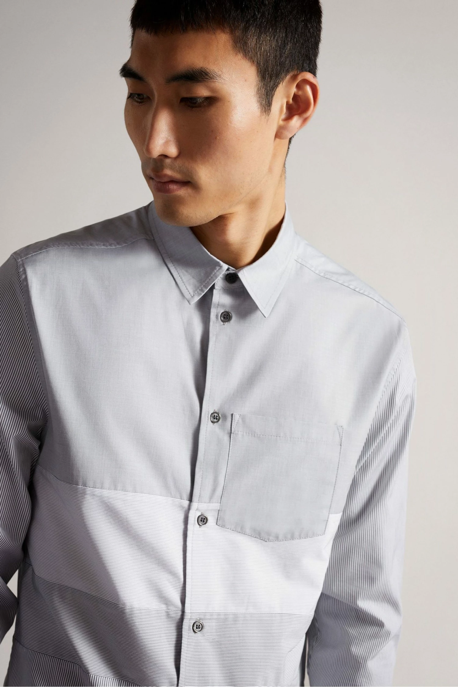 Ted Baker White Brennan Mib Stripe Shirt 4 Ted Baker White Brennan Mib Stripe Shirt - Image 2