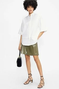 Ted Baker Orlanda White Oversized 3/4 Length Sleeve Shirt -TED BAKER Sales Store unnamed file 1650