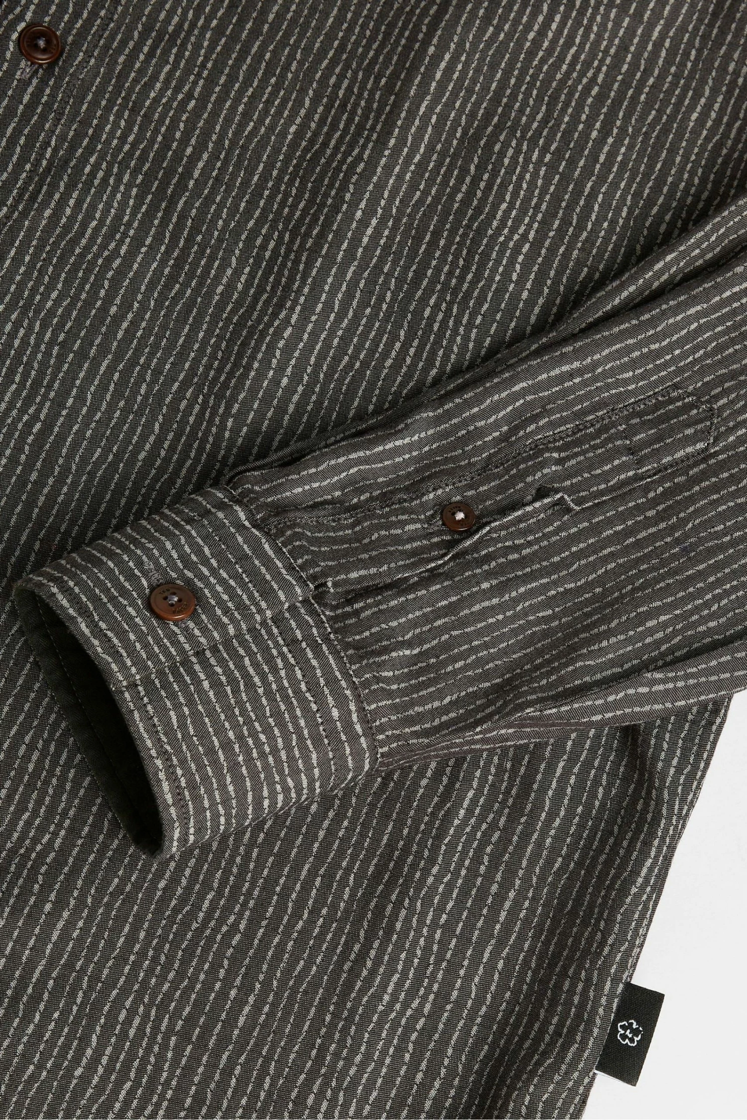 Ted Baker Black Clasrom Ls Abstract Stripe Shirt 7 Ted Baker Black Clasrom Ls Abstract Stripe Shirt - Image 5