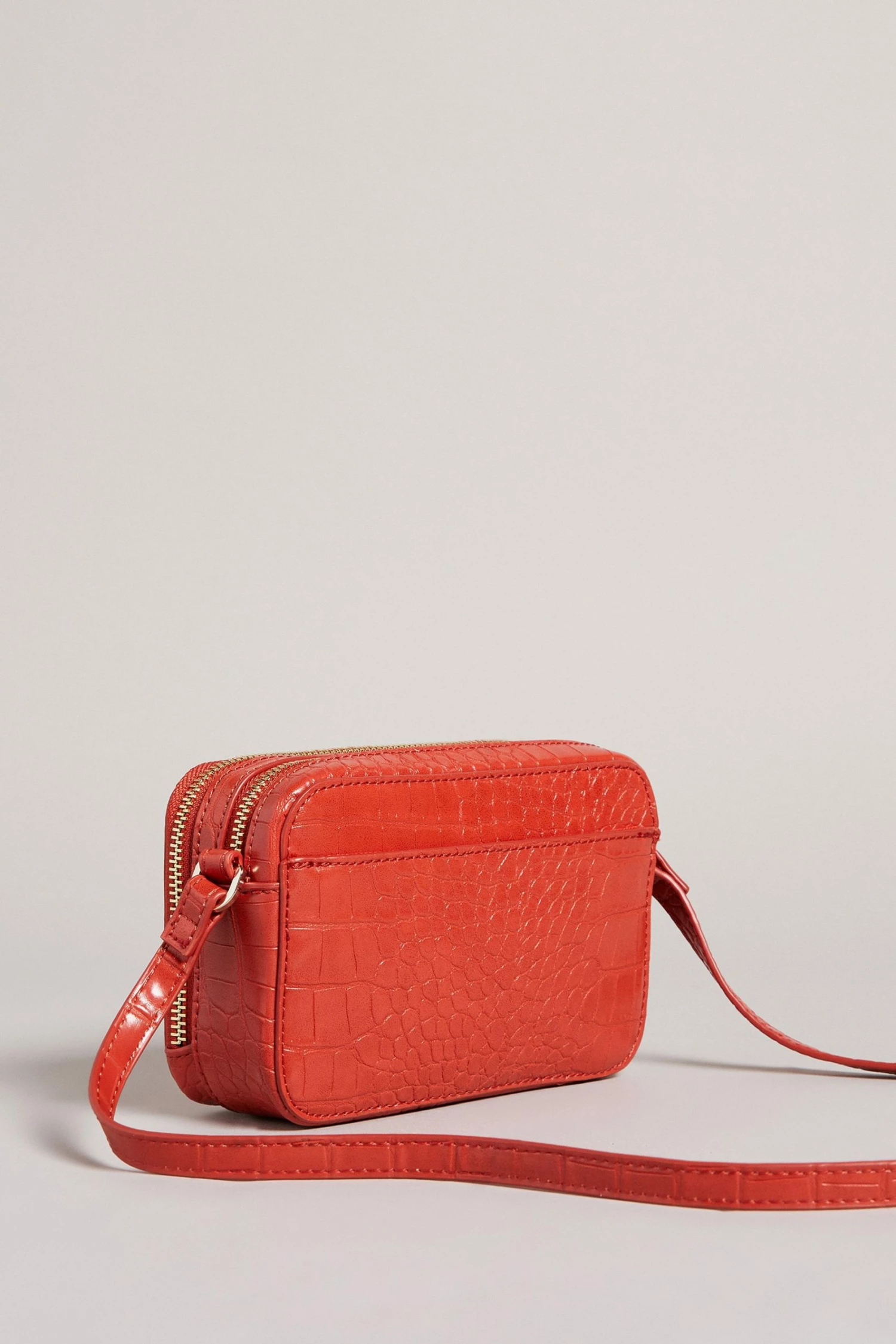 Ted Baker Stina Cinnamon Brown Double Zip Mini Camera Bag 4 Ted Baker Stina Cinnamon Brown Double Zip Mini Camera Bag - Image 2