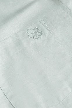 Ted Baker Addle Light Blue Short Sleeve Linen Shirt -TED BAKER Sales Store unnamed file 1703