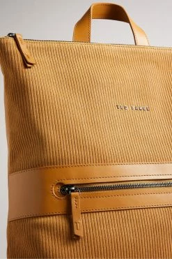 Ted Baker Tonne Mustard Corduroy Suede Backpack 12 Ted Baker Tonne Mustard Corduroy Suede Backpack -TED BAKER Sales Store unnamed file 172