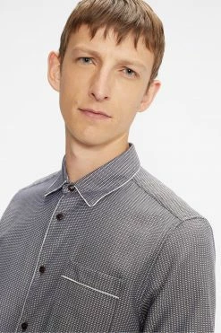 Ted Baker Blue Tastic Short Sleeve Woven Pattern Shirt 11 Ted Baker Blue Tastic Short Sleeve Woven Pattern Shirt -TED BAKER Sales Store unnamed file 1744