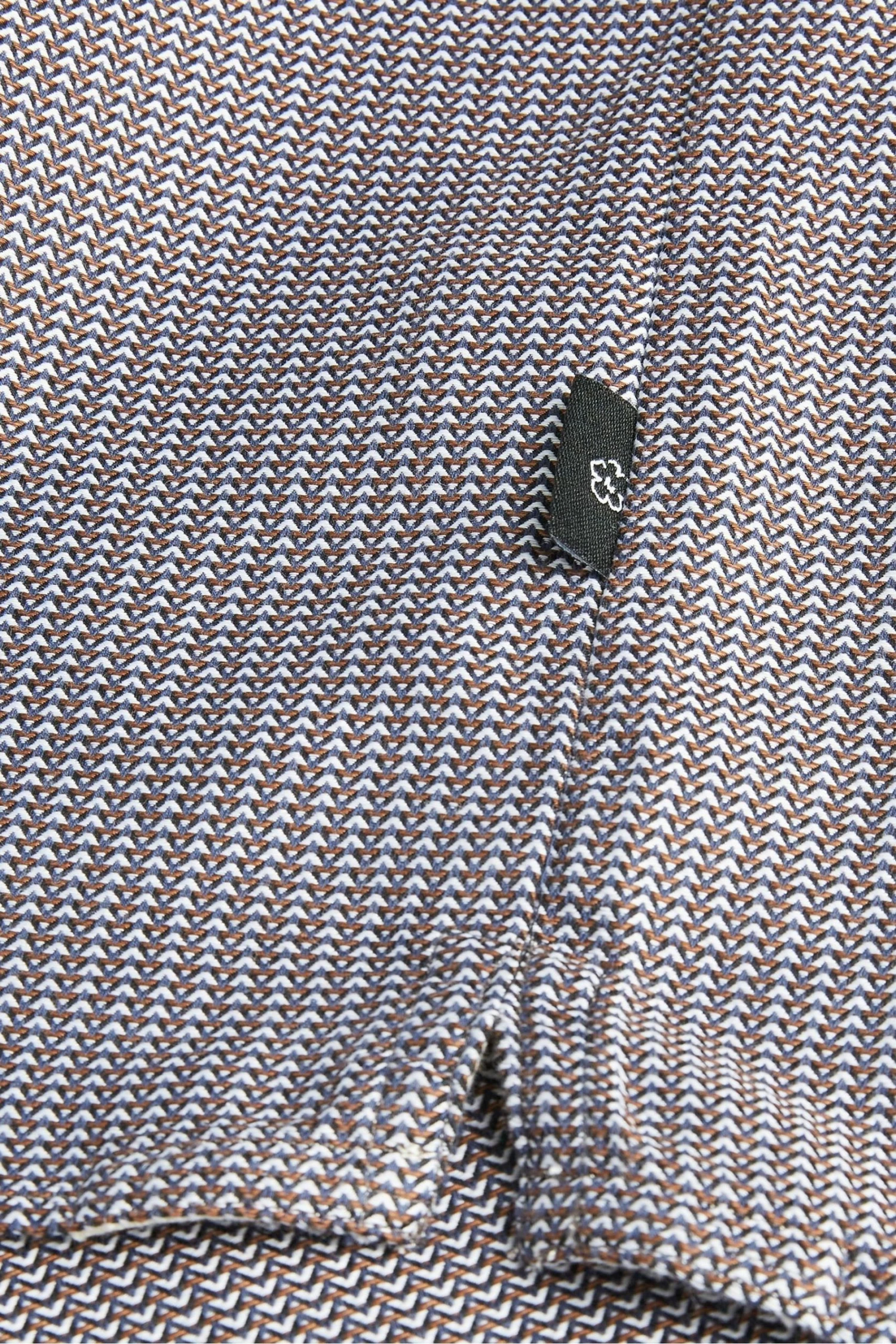 Ted Baker Blue Tastic Short Sleeve Woven Pattern Shirt 7 Ted Baker Blue Tastic Short Sleeve Woven Pattern Shirt - Image 5