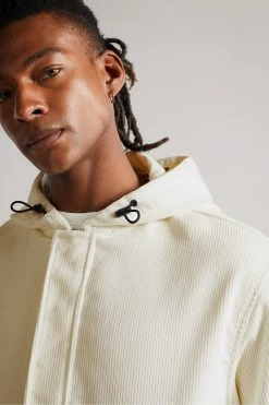 Ted Baker Harddy Ecru Mib Hooded Cord Overshirt -TED BAKER Sales Store unnamed file 1750