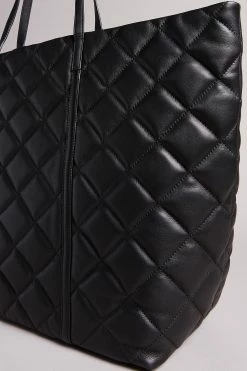 Ted Baker Black Quilted Studded Tote Bag -TED BAKER Sales Store unnamed file 177