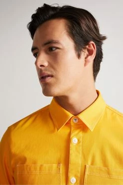 Ted Baker Leytun Yellow Long Sleeve Twill Shacket 15 Ted Baker Leytun Yellow Long Sleeve Twill Shacket -TED BAKER Sales Store unnamed file 1796