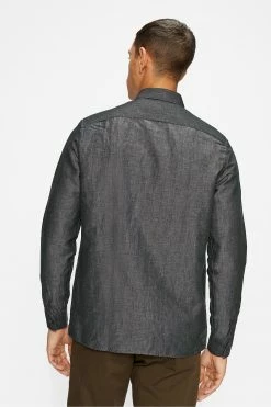 Ted Baker Blue Denim Puzzled Shirt -TED BAKER Sales Store unnamed file 1806