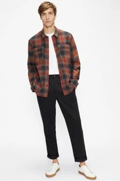 Ted Baker Red Lecture Ls Multi Check Soft Flannel Shacket -TED BAKER Sales Store unnamed file 1810