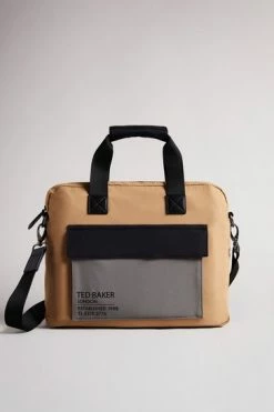 Ted Baker Tan Freds Colour Block Document Bag 9 Ted Baker Tan Freds Colour Block Document Bag -TED BAKER Sales Store unnamed file 182