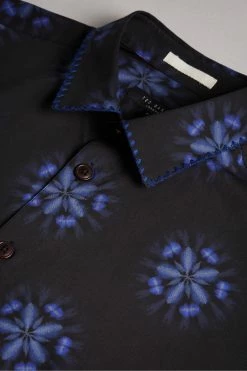 Ted Baker Paden Black Ss Floral Printed Shirt -TED BAKER Sales Store unnamed file 1822