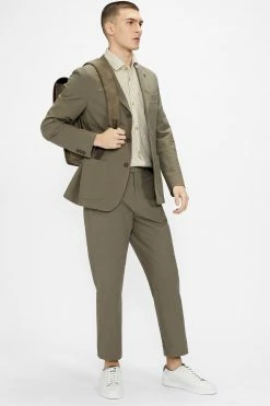 Ted Baker Grey Ramenn Vertical Stripe Jersey Shirt -TED BAKER Sales Store unnamed file 1838