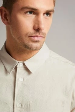 Ted Baker Nude Osile Mib Crinkle Bound Shirt -TED BAKER Sales Store unnamed file 1857