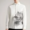 Ted Baker Durlo White Long Sleeved Photographic Floral Printed Shirt -TED BAKER Sales Store unnamed file 1866