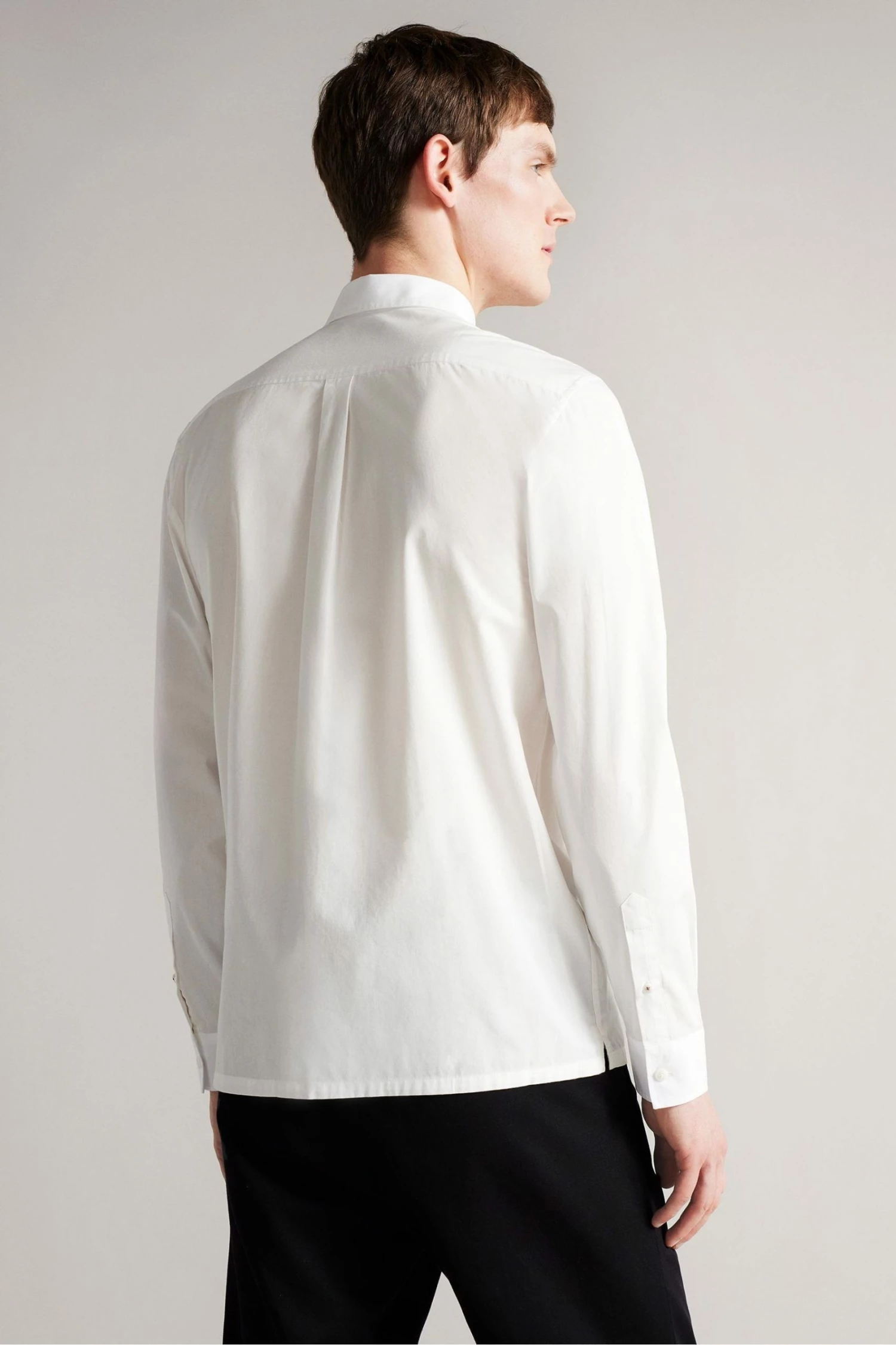 Ted Baker Durlo White Long Sleeved Photographic Floral Printed Shirt 4 Ted Baker Durlo White Long Sleeved Photographic Floral Printed Shirt - Image 2