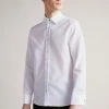 Ted Baker Byward White Long Sleeve Detachable Collar Shirt -TED BAKER Sales Store unnamed file 1872