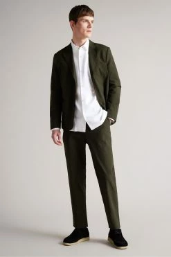 Ted Baker Belvue White Ls Heavy Linen Blend Shirt -TED BAKER Sales Store unnamed file 1912