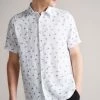 Ted Baker Charon White Short Sleeve Carrot Print Shirt 2 Ted Baker Charon White Short Sleeve Carrot Print Shirt -TED BAKER Sales Store unnamed file 1922