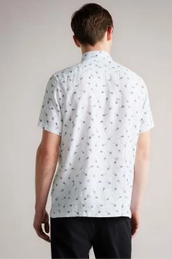 Ted Baker Charon White Short Sleeve Carrot Print Shirt -TED BAKER Sales Store unnamed file 1926