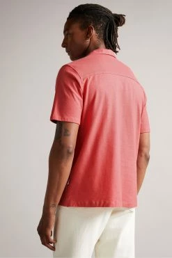 Ted Baker Chatley Pink Ss Jersey Piqué Shirt 10 Ted Baker Chatley Pink Ss Jersey Piqué Shirt -TED BAKER Sales Store unnamed file 1948