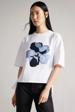 Ted Baker White Floriyn Magnolia Tee -TED BAKER Sales Store unnamed file 1963