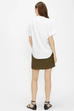 Ted Baker White Erisana Easy Fit Grown Up Sleeve T-Shirt -TED BAKER Sales Store unnamed file 1971