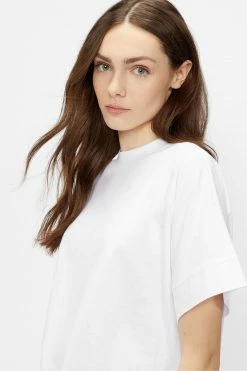 Ted Baker White Erisana Easy Fit Grown Up Sleeve T-Shirt -TED BAKER Sales Store unnamed file 1973