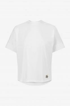 Ted Baker White Erisana Easy Fit Grown Up Sleeve T-Shirt -TED BAKER Sales Store unnamed file 1975