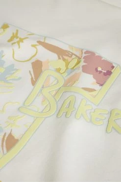 Ted Baker White Medeia Cropped Tee -TED BAKER Sales Store unnamed file 1982