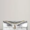 Ted Baker Ayalani Silver Snake Detail Leather Puffer Baguette Bag 2 Ted Baker Ayalani Silver Snake Detail Leather Puffer Baguette Bag -TED BAKER Sales Store unnamed file 199