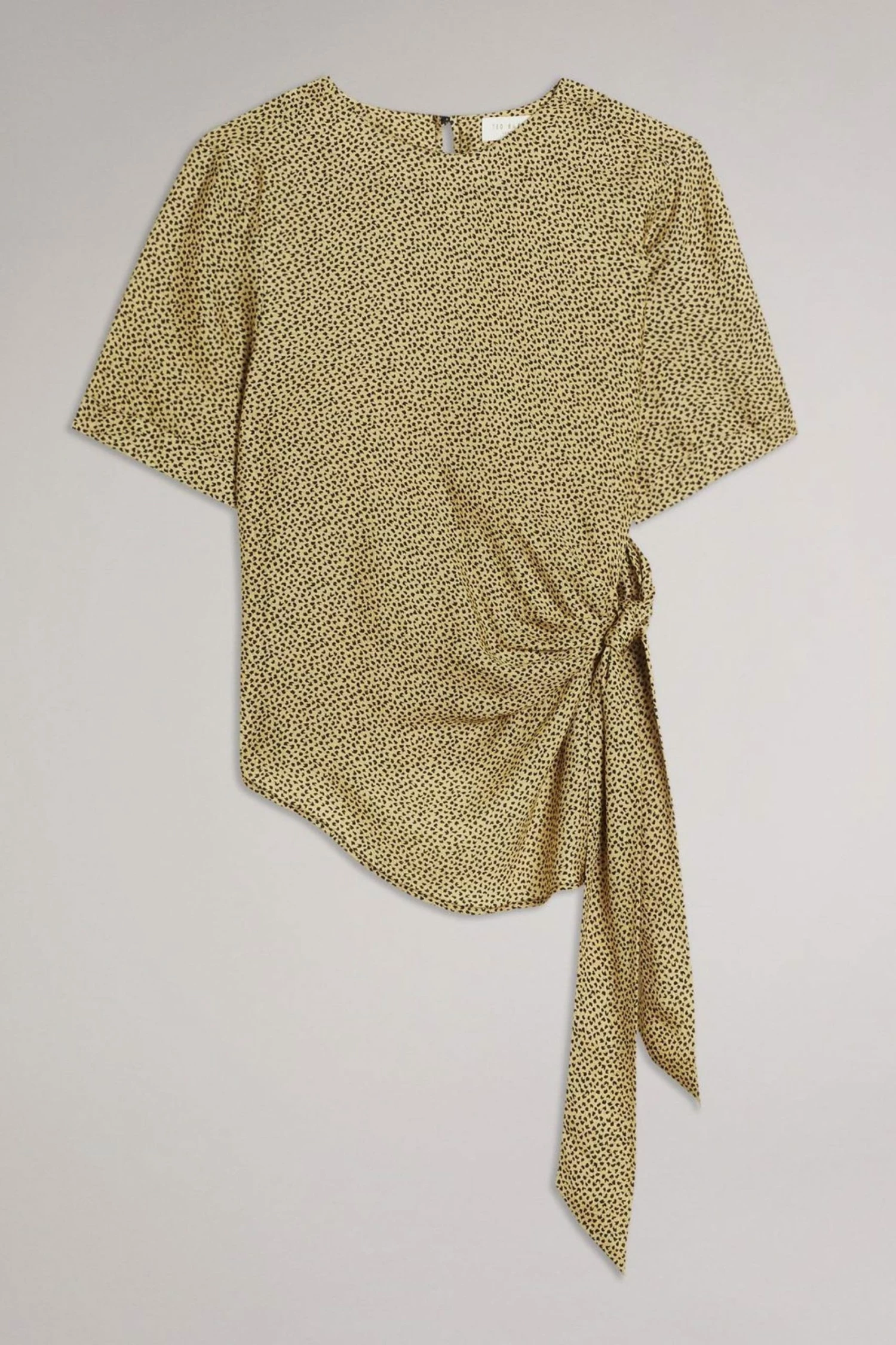 Ted Baker Black Robbiee Black Integral Tie T-Shirt 6 Ted Baker Black Robbiee Black Integral Tie T-Shirt - Image 4