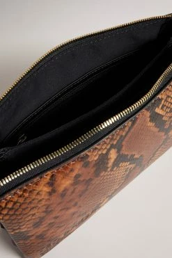 Ted Baker Darceys Brown Branded Webbing Snake Detail Cross Body Bag 8 Ted Baker Darceys Brown Branded Webbing Snake Detail Cross Body Bag -TED BAKER Sales Store unnamed file 2