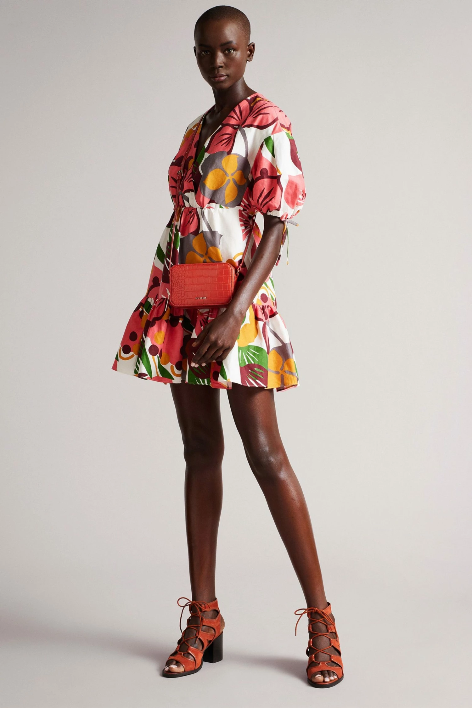 Ted Baker Stina Cinnamon Brown Double Zip Mini Camera Bag 7 Ted Baker Stina Cinnamon Brown Double Zip Mini Camera Bag - Image 5