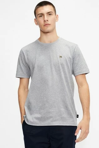 Ted Baker Grey Oxford Short Sleeve T-Shirt 11 Ted Baker Grey Oxford Short Sleeve T-Shirt - Image 9