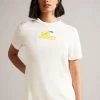 Ted Baker Ingella White Lemon Squeezy T-Shirt 1 Ted Baker Ingella White Lemon Squeezy T-Shirt -TED BAKER Sales Store unnamed file 2012