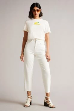Ted Baker Ingella White Lemon Squeezy T-Shirt -TED BAKER Sales Store unnamed file 2013