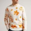 Ted Baker Sandsen Natural Flower Graphic Crew Neck Jumper -TED BAKER Sales Store unnamed file 2017