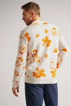 Ted Baker Sandsen Natural Flower Graphic Crew Neck Jumper -TED BAKER Sales Store unnamed file 2018