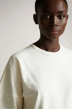 Ted Baker Kaserra Cream Easy Fit T-Shirt -TED BAKER Sales Store unnamed file 2026