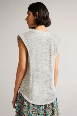 Ted Baker Julesa White Vest -TED BAKER Sales Store unnamed file 2039