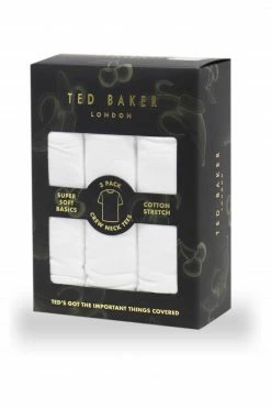 Ted Baker White Crew Neck T-Shirts Three Pack 6 Ted Baker White Crew Neck T-Shirts Three Pack -TED BAKER Sales Store unnamed file 2064