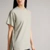 Ted Baker Dk-Grey Aacalia Split Hem Branded T-Shirt -TED BAKER Sales Store unnamed file 2072