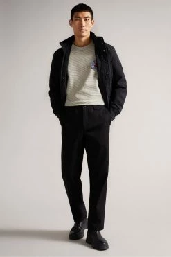 Ted Baker Monans White Short Sleeve Graphic T-Shirt -TED BAKER Sales Store unnamed file 2083