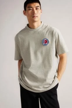 Ted Baker Monans White Short Sleeve Graphic T-Shirt -TED BAKER Sales Store unnamed file 2087