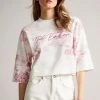 Ted Baker Teresia White Cropped T-Shirt -TED BAKER Sales Store unnamed file 2102