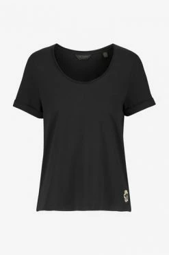 Ted Baker Black Miarna V-Neck Easy Fit T-Shirt -TED BAKER Sales Store unnamed file 2132