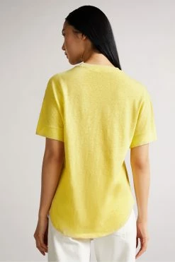Ted Baker Heljaa Yellow Daisy T-Shirt -TED BAKER Sales Store unnamed file 2156